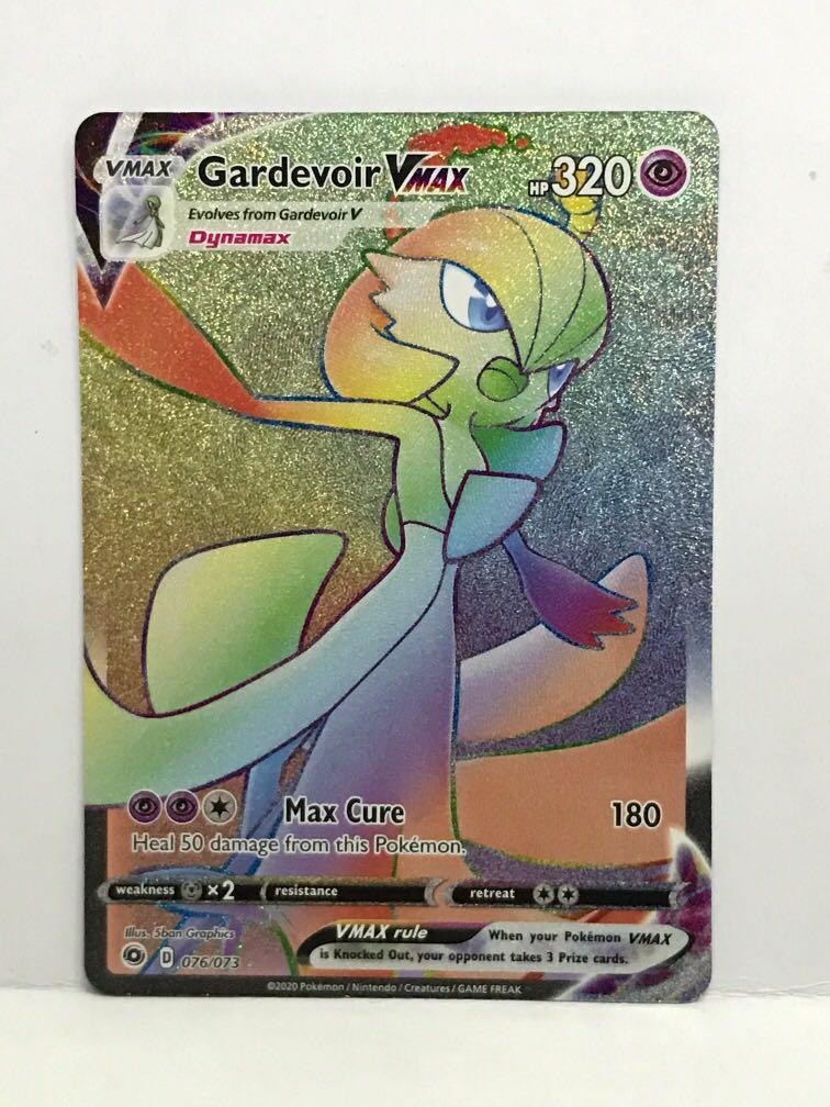 Pokemon Champion S Path Gardevoir Vmax 076 073 Hyper Rare Toys Games Board Games Cards On Carousell Vmax cards in the pokemon tcg. pokemon champion s path gardevoir vmax 076 073 hyper rare