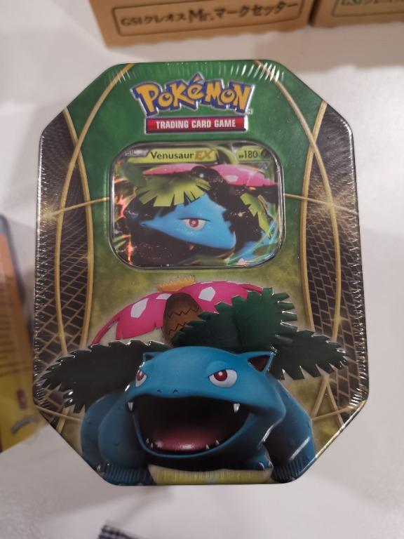 Pokemon Ex Power Trio Venusaur Ex Tin Toys Games Board Games Cards On Carousell
