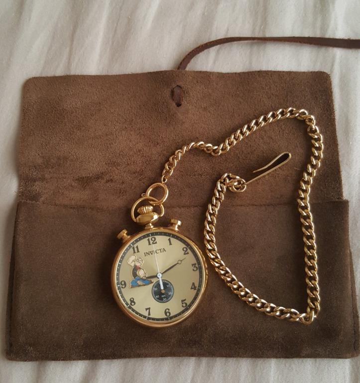 CNY PROMO Popeye limited edition gold pocket watch Luxury