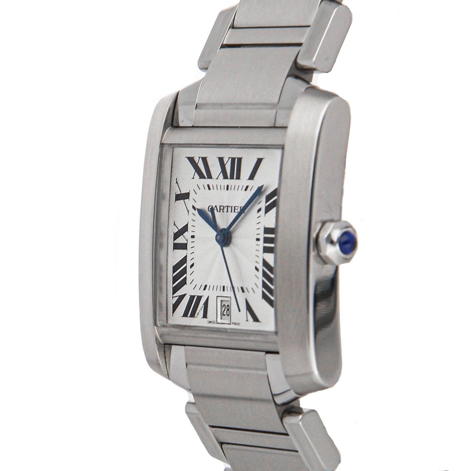 Pre Owned Cartier Tank Francaise Large Model W51002q3 Luxury Watches On Carousell