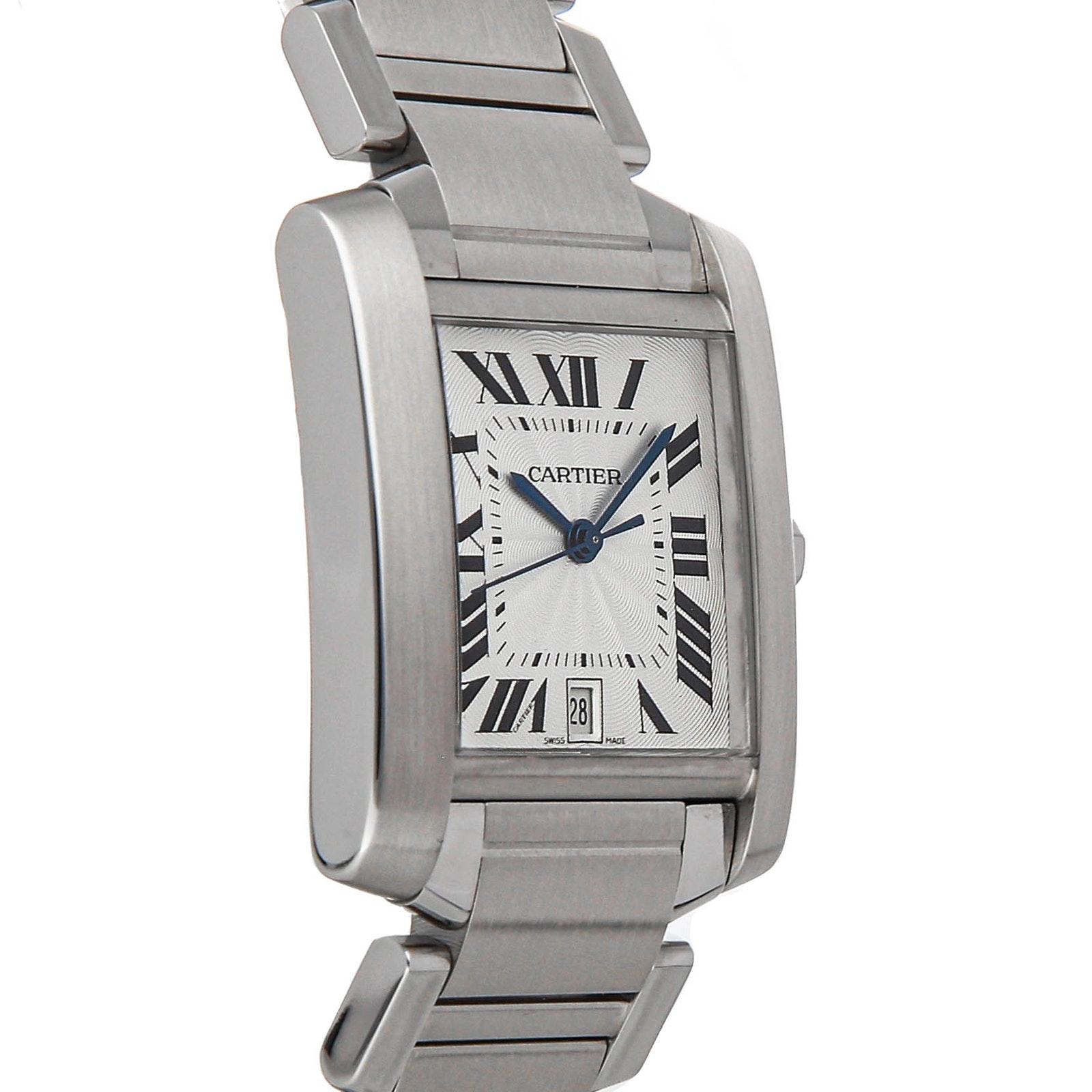 Pre Owned Cartier Tank Francaise Large Model W51002q3 Luxury Watches On Carousell