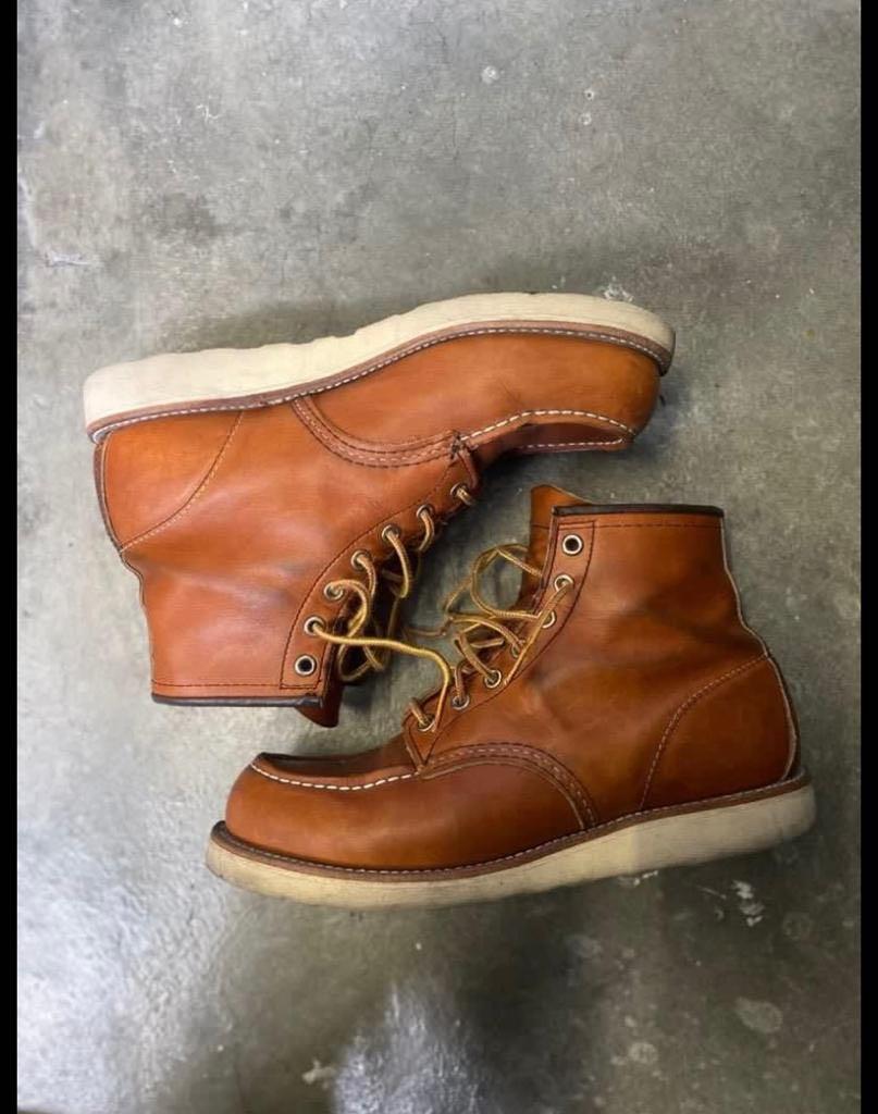 Red wing boots trade in clearance