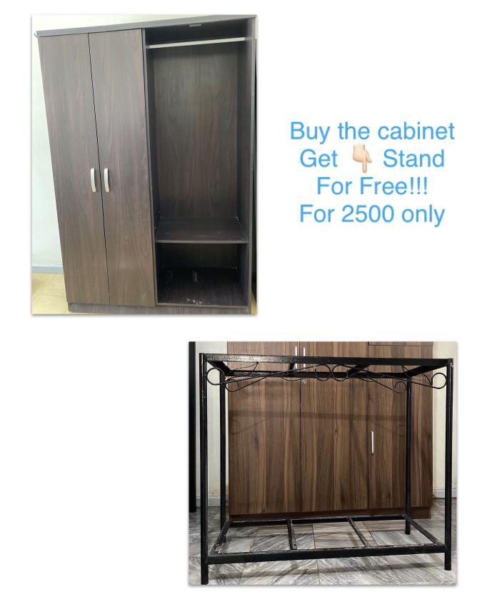 Sale Cabinet Plus You Get Free Stand Home Furniture Furniture Fixtures Others On Carousell