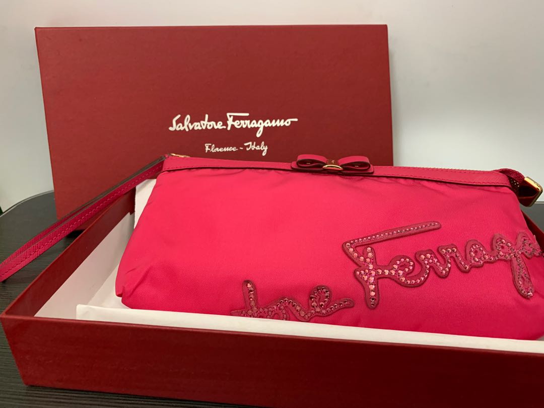 ferragamo wristlet
