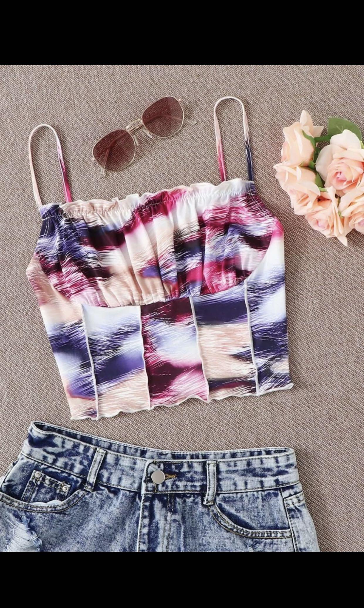 Shein pink corset Sale