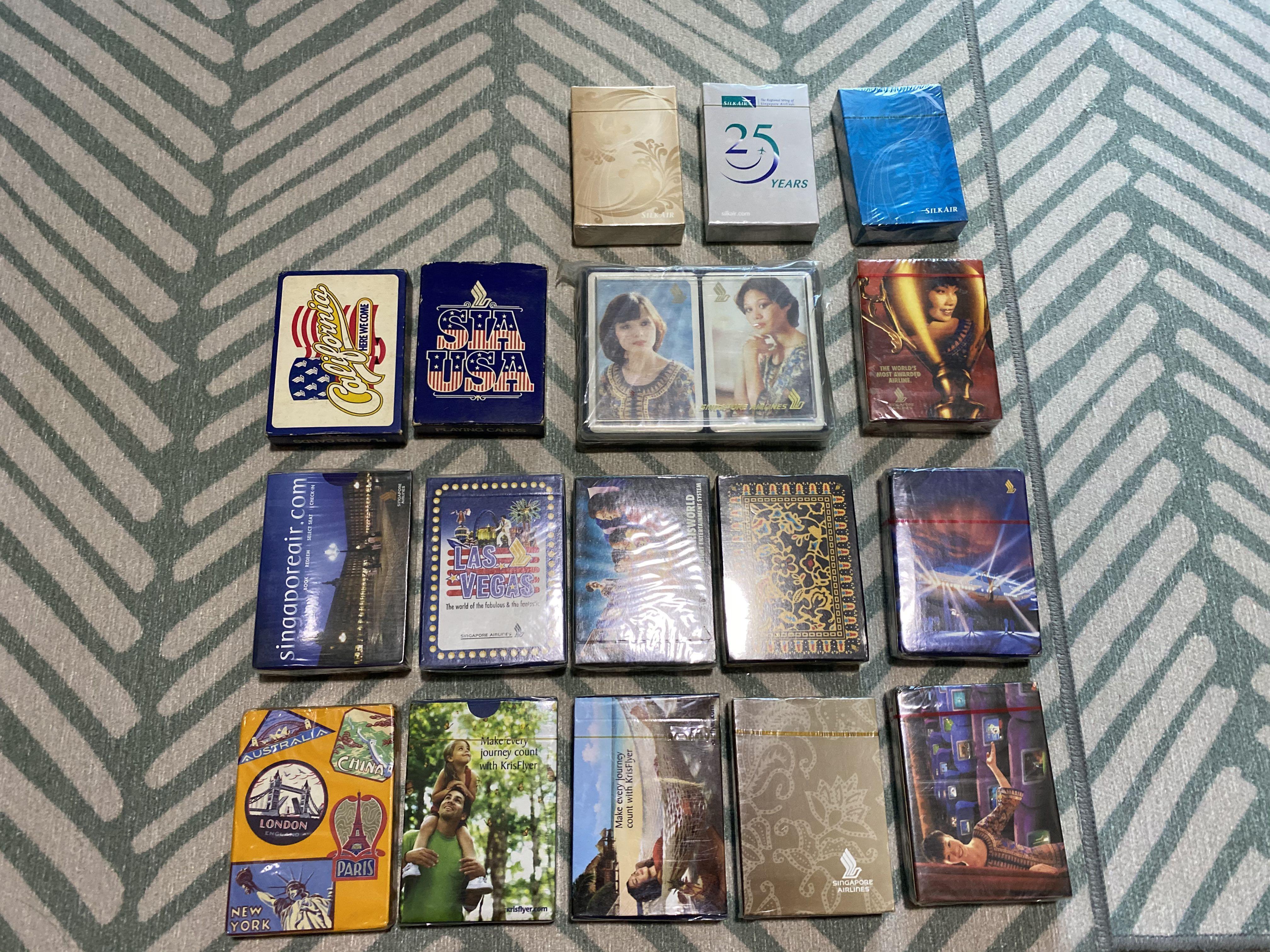 Singapore Airlines playing cards, Hobbies & Toys, Toys & Games on Carousell
