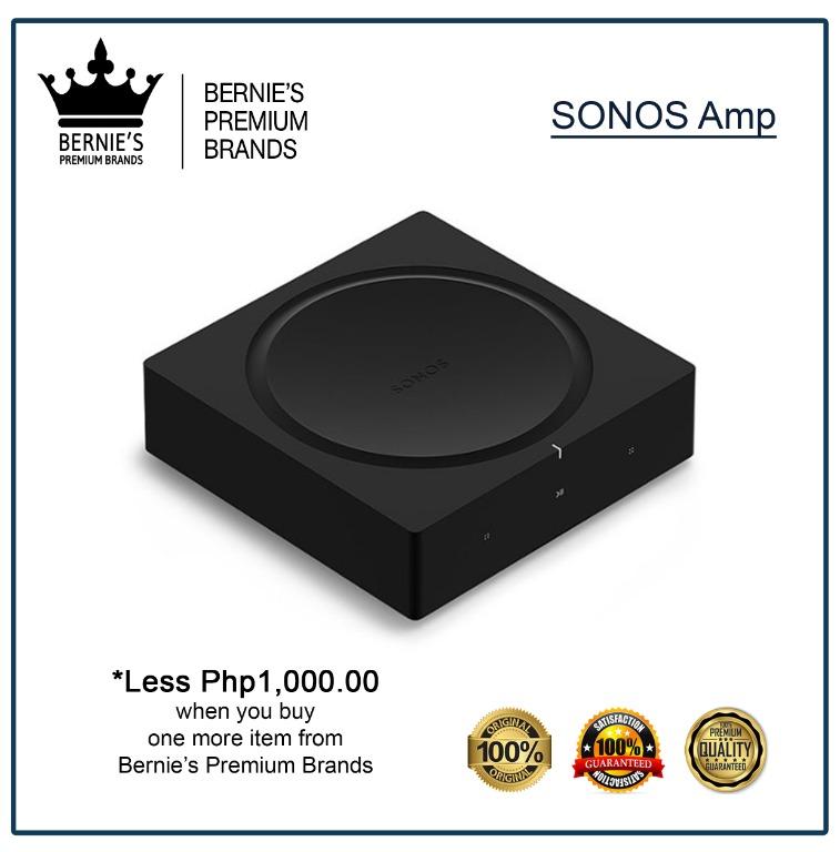 SONOS Amp (Category: Soundbars, Speakers & Amplifiers) located in Pasay City. Submitted by premiumbrands (Listing ID 1038255680, Image 1). Description: 100% Certified Original/Genuine product. Everything is brand new, and factory sealed. Available, and ready for FREE delivery via LBC Hong Kong (3-7 days, LBC-HK schedule). Check out our FACEBOOK pages: Bernie's Premium Brands - Gadgets Bernie's Premium Brands – Women Bernie’s Premium Brands - Tool
