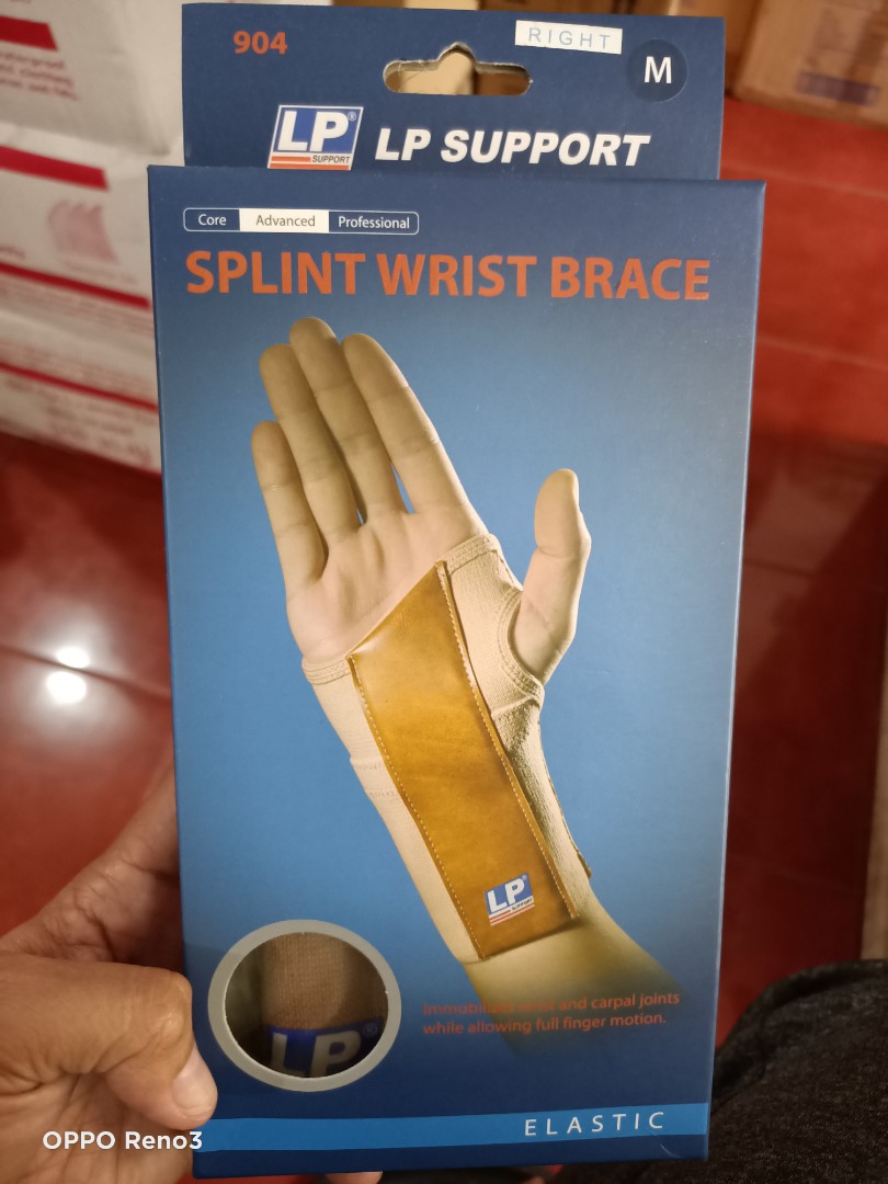SPLINT WRIST BRACE LP SUPPORT, Beauty & Personal Care, Foot Care on