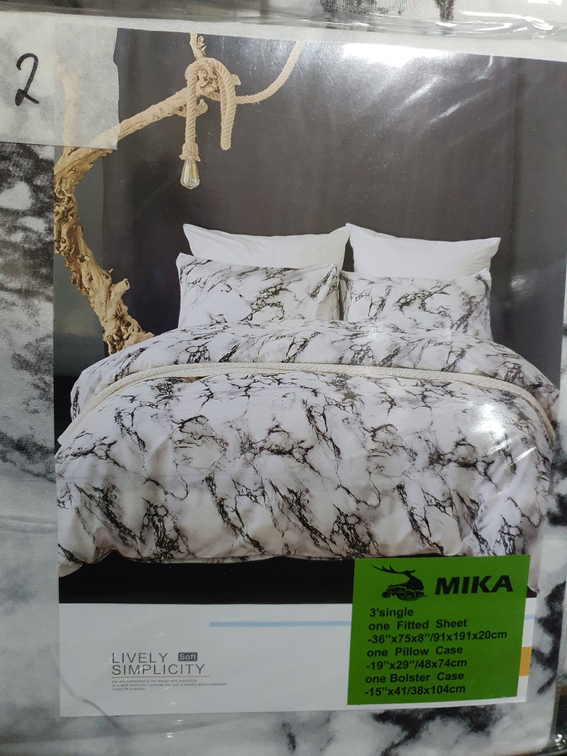 Super Single / Single Comforter Set, Furniture & Home Living, Furniture