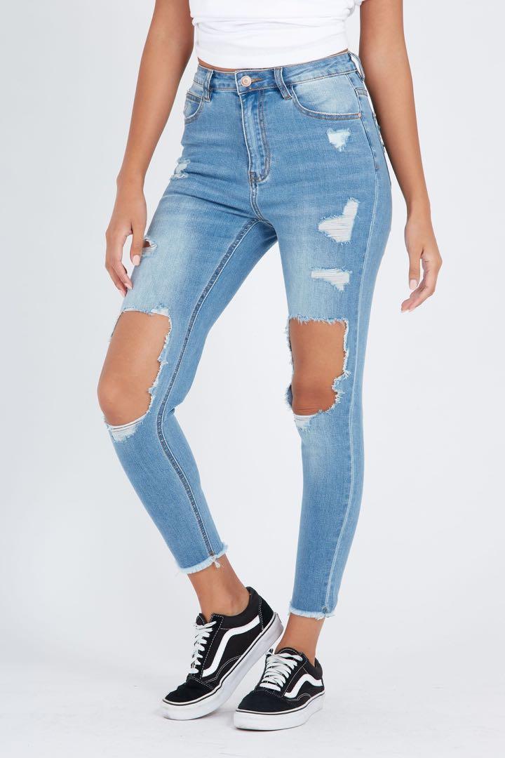 supre ripped jeans