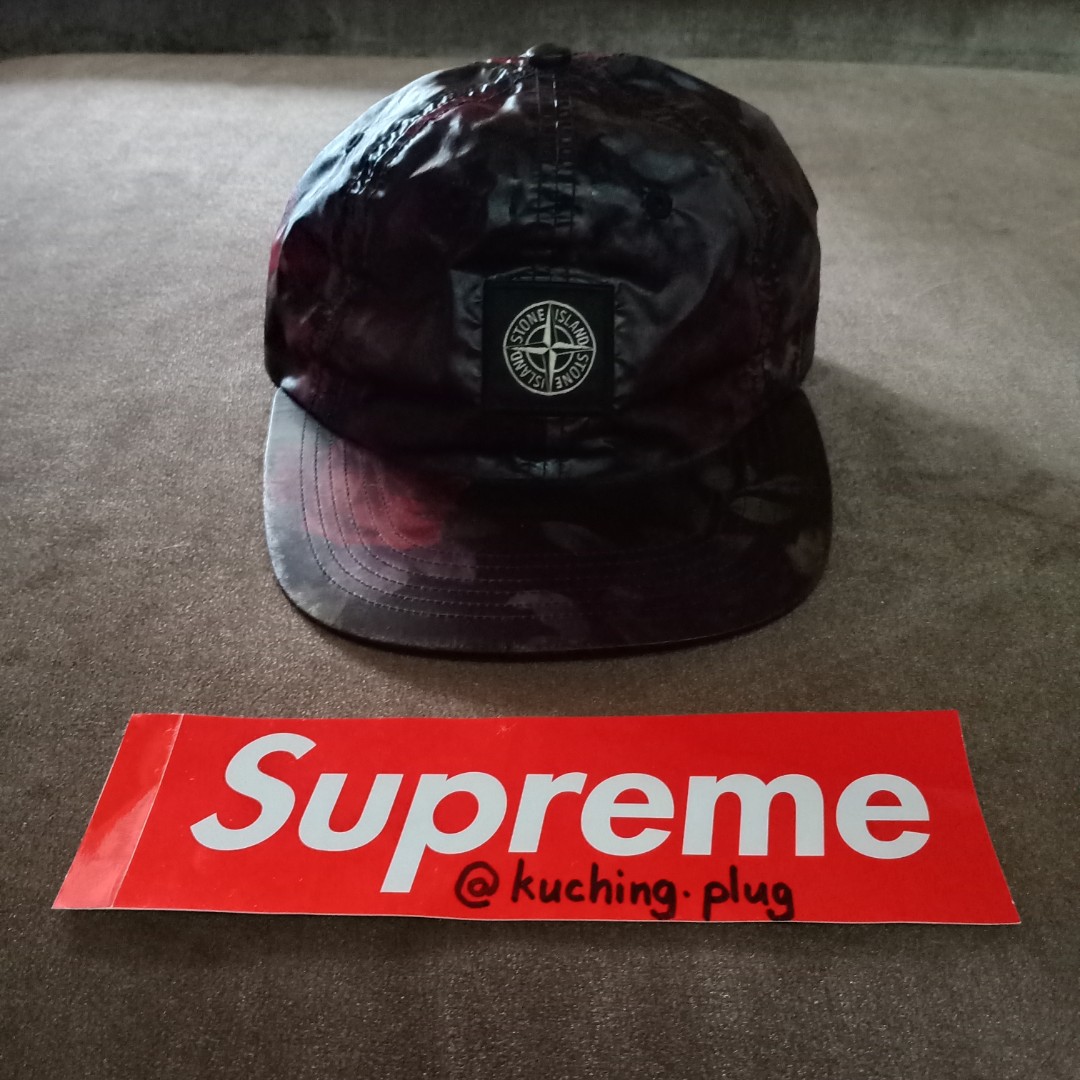 Supreme X Stone Island FW17 Lamy 6-Panel Cap, Men's Fashion