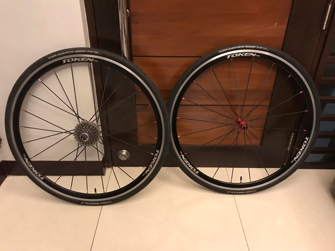 Token resolute c45r 700c carbon wheelset sale