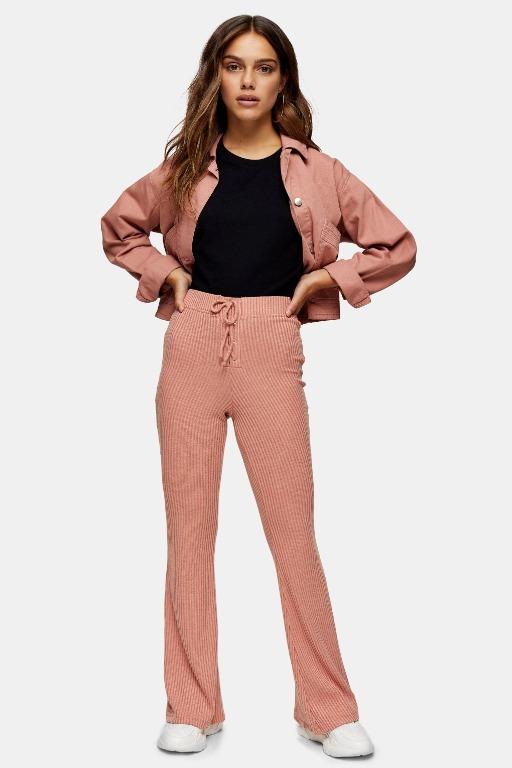 Topshop Lace Up Flare Trousers Women s Fashion Bottoms Other Bottoms on Carousell