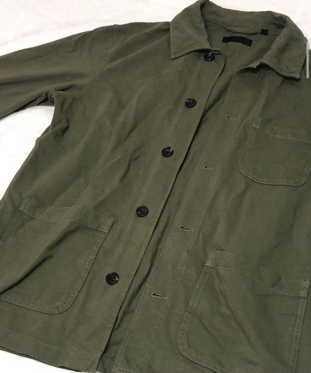 Uniqlo army green jacket 2025