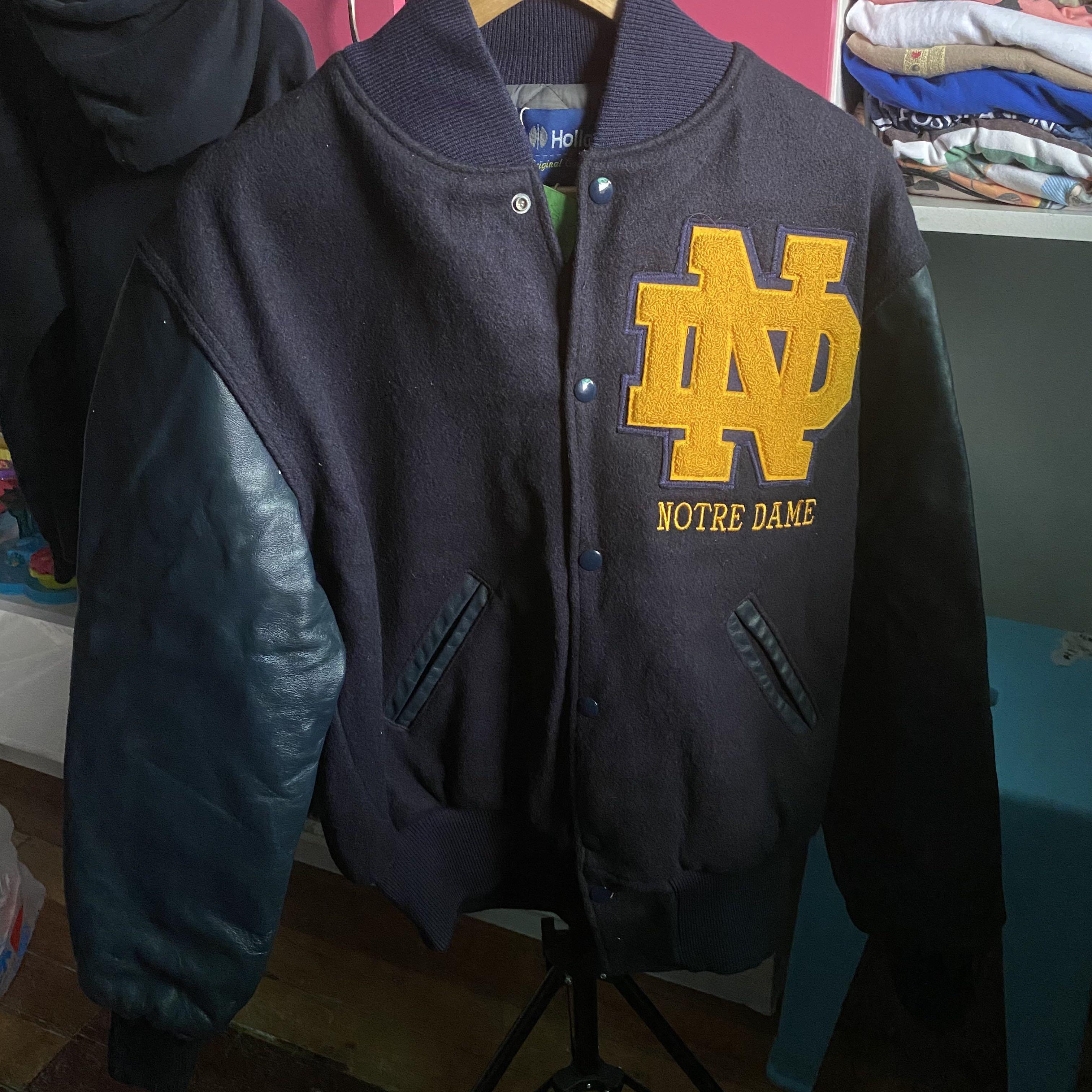 notre dame varsity jacket