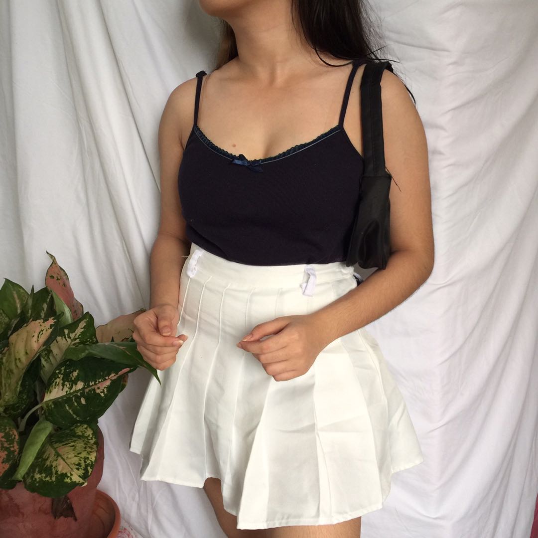 white lace outfit set
