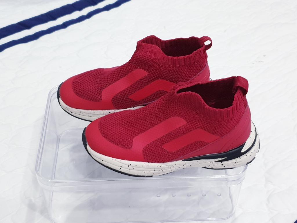 Zara red sock trainers cheap