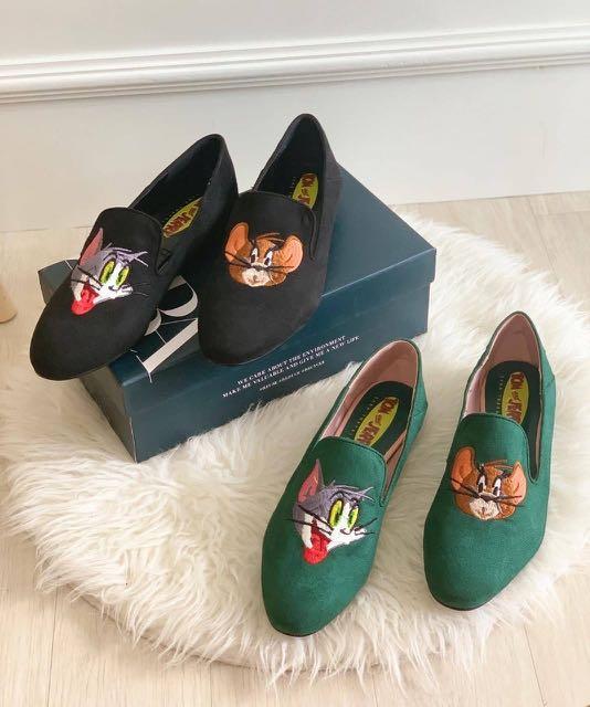 ZARA TOM & JERRY FLATSHOES ZARA SHOES, Fesyen Wanita, Sepatu di Carousell