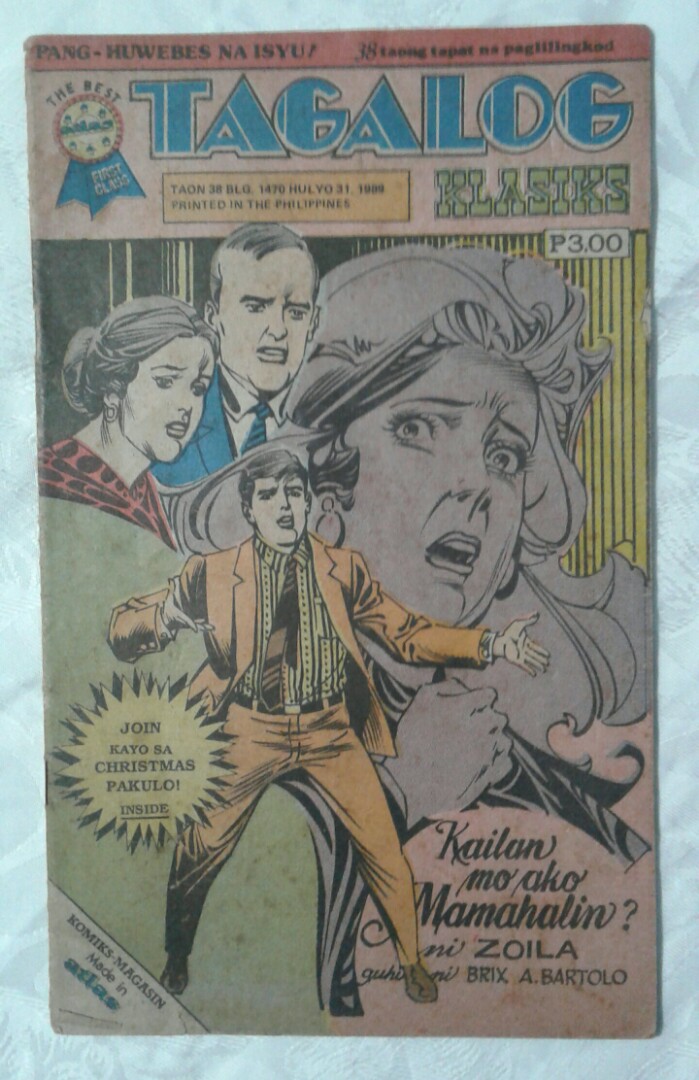 1989 Komiks Tagalog Klasiks Vintage Comics, Hobbies & Toys, Books