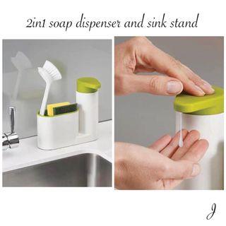 2in1 soap dispenser and sink stand