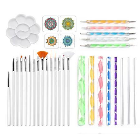 Diy Mandala Dotting Tools For Painting Rocks Mandala Painting Dotting Stencil Dot Mandala Kit Nail Rock Fabric Wall Art Preorder Diy Craft Jewellery Design Craft Craft Supplies Tools On