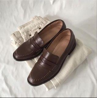 含運！平底復古英倫風小皮鞋👞23.5