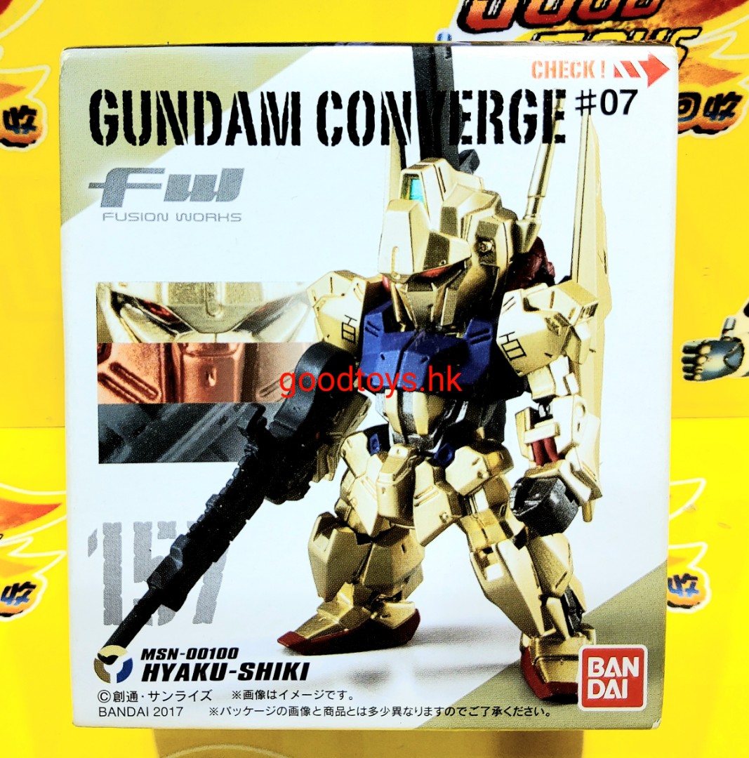 全新品 BANDAI FW FUSION WORKS GUNDAM CONVERGE 07 盒玩 157 MSN 00100 HYAKU