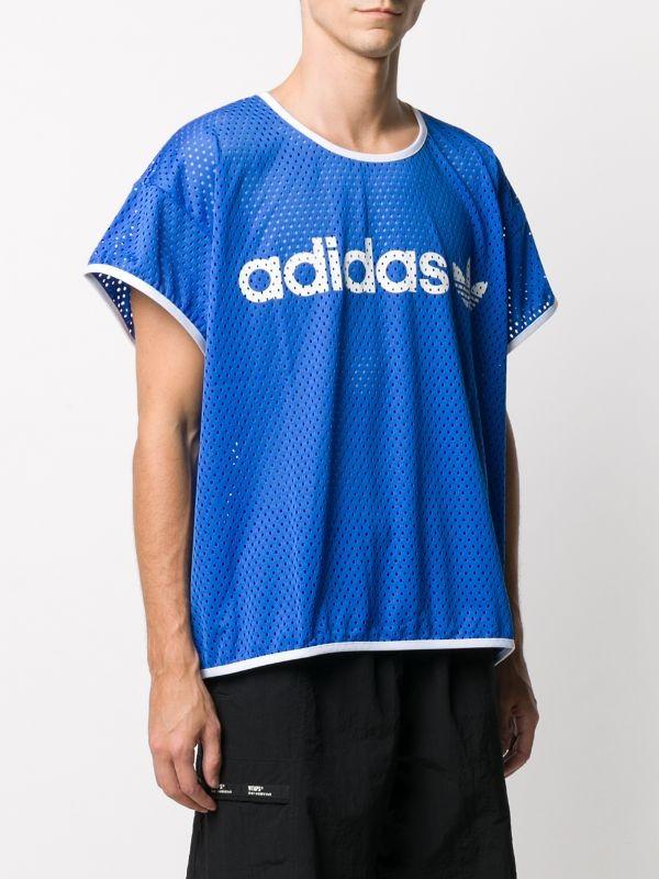 ADIDAS X HUMAN MADE MESH TOP COLLEGIATE NAVY