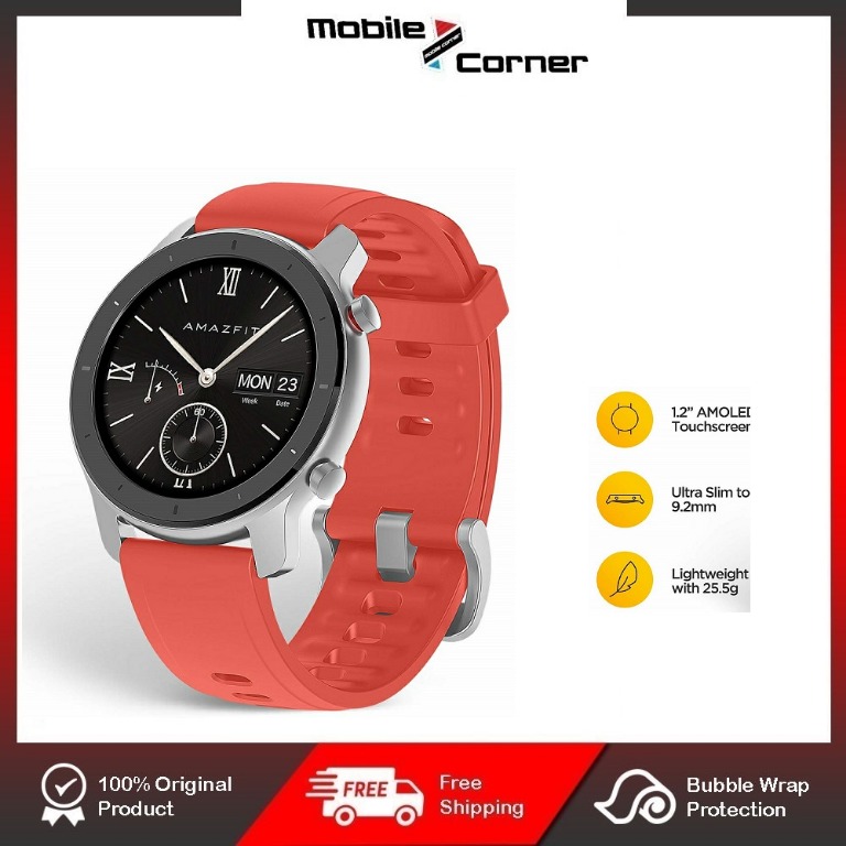 Amazfit GTR 42mm Global Rom Version v Men s Fashion Watches