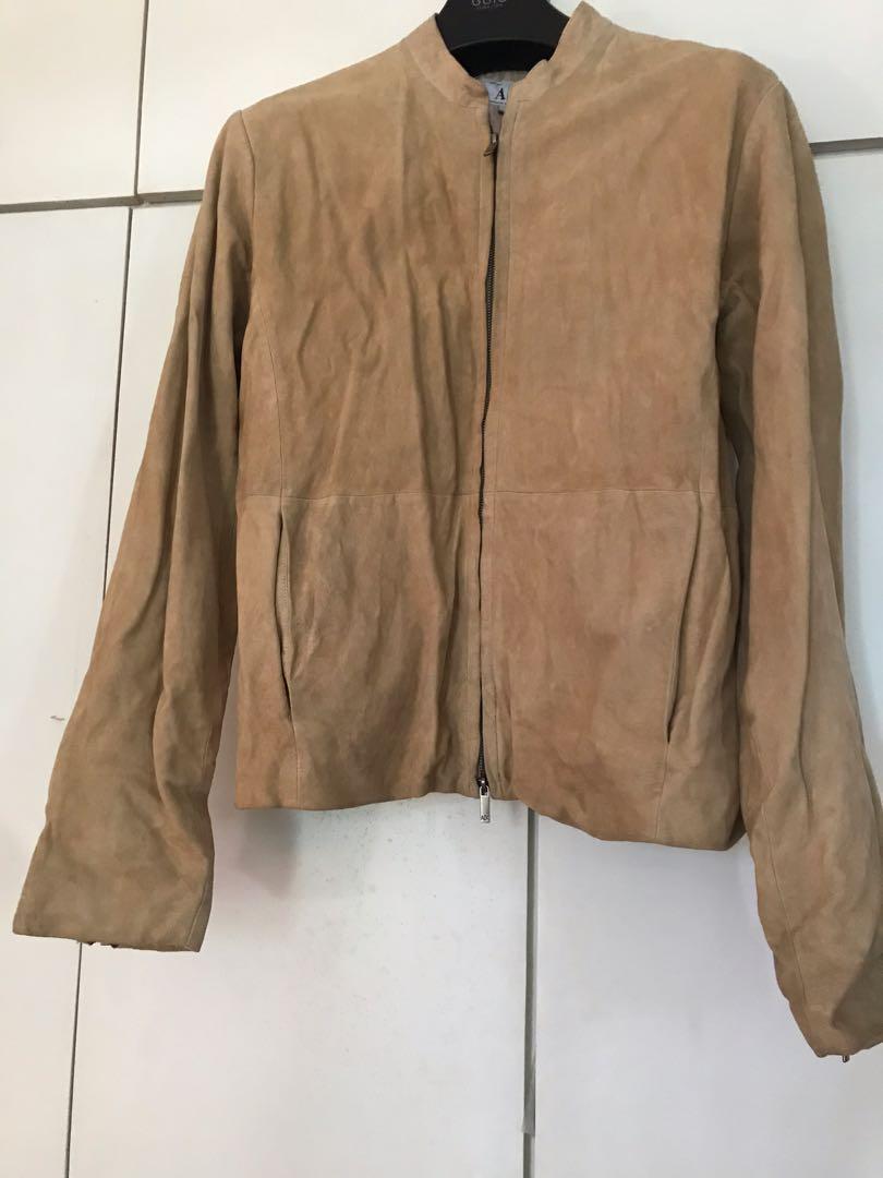 armani mens suede jacket