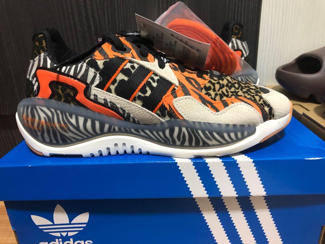 Atmos X Adidas ZX Alkyne ' Crazy Animal ' UK6 US6.5, Men's Fashion,  Footwear, Sneakers on Carousell
