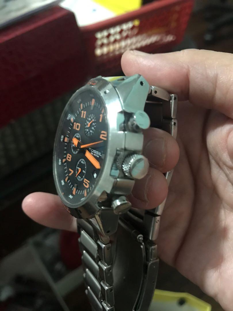 Authentic Fossil Chronograph Mens Watch US Made Men s Fashion Watches Accessories Watches on Carousell