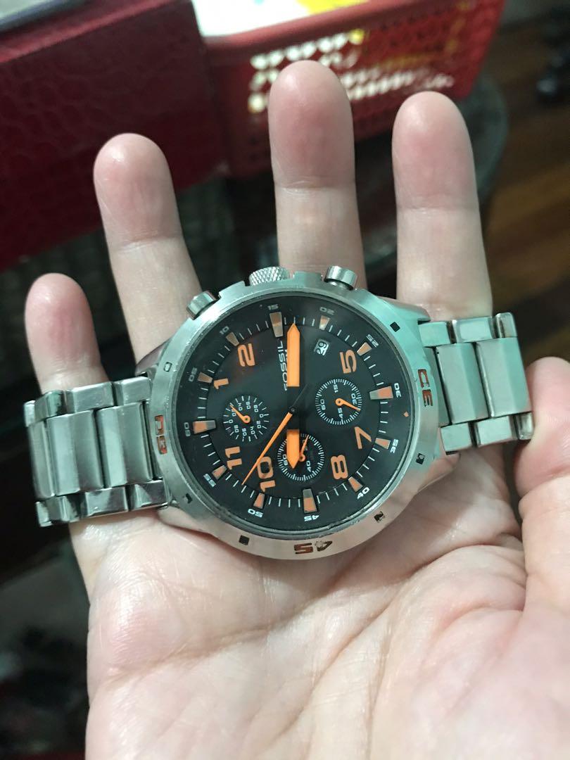 Authentic Fossil Chronograph Mens Watch US Made Men s Fashion Watches Accessories Watches on Carousell
