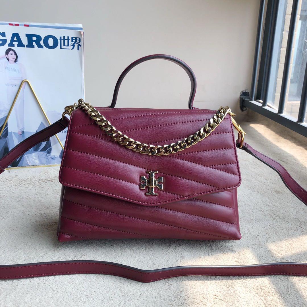 Authentic Tory Burch Kira Chevron Top Handle Bag, Luxury, Bags & Wallets on  Carousell