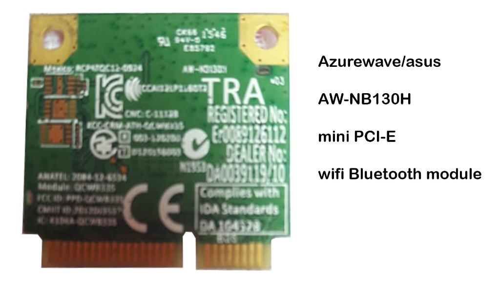 Azurewave/asus AW-NB130H mini PCI-E wifi Bluetooth module for laptop ...