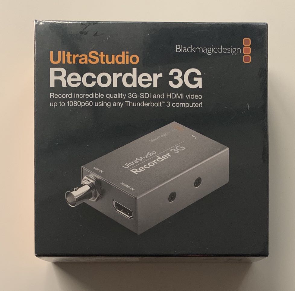 blackmagic 3g recorder