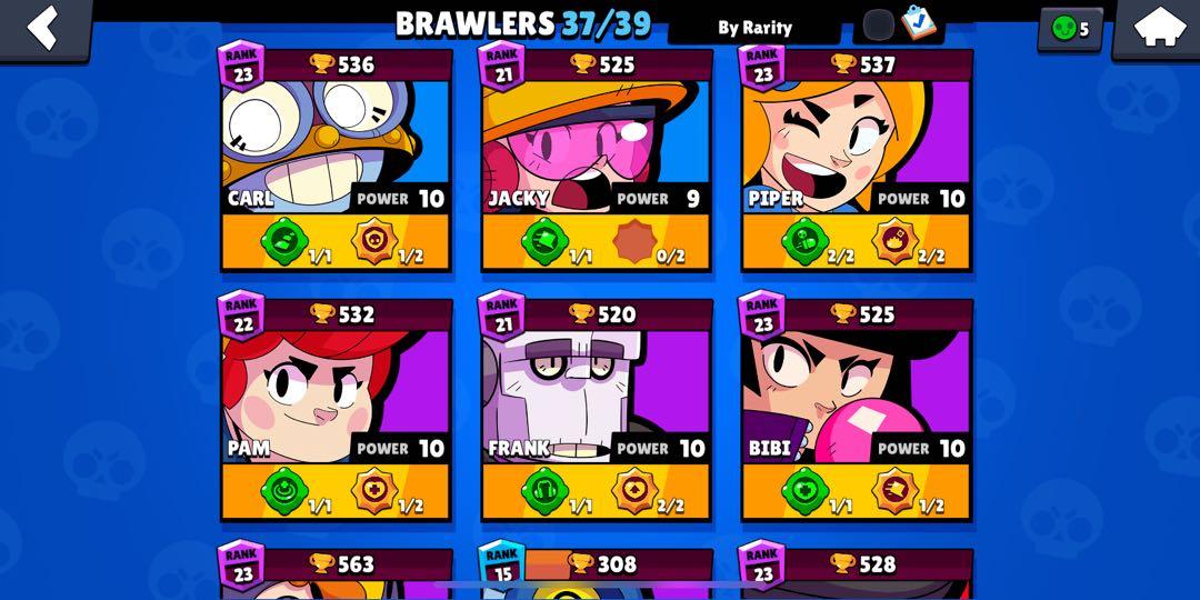Brawl Stars Account Video Gaming Gaming Accessories Game T Cards And Accounts On Carousell