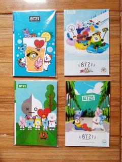 BT21 Notebook w/ FREE BT21 Stickers