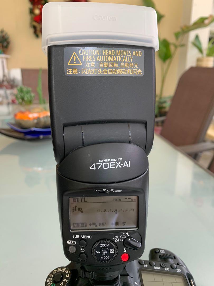 Canon 470ex-ai speedligr (Category: Flashes) located in Quezon City. Submitted by francisresu (Listing ID 1038366127, Image 1). Description: Canon 470ex-ai Good condition With pouch stand and diffuser only No issues Rarely used Pm if interested Trinoma / meycauayan meet up.
