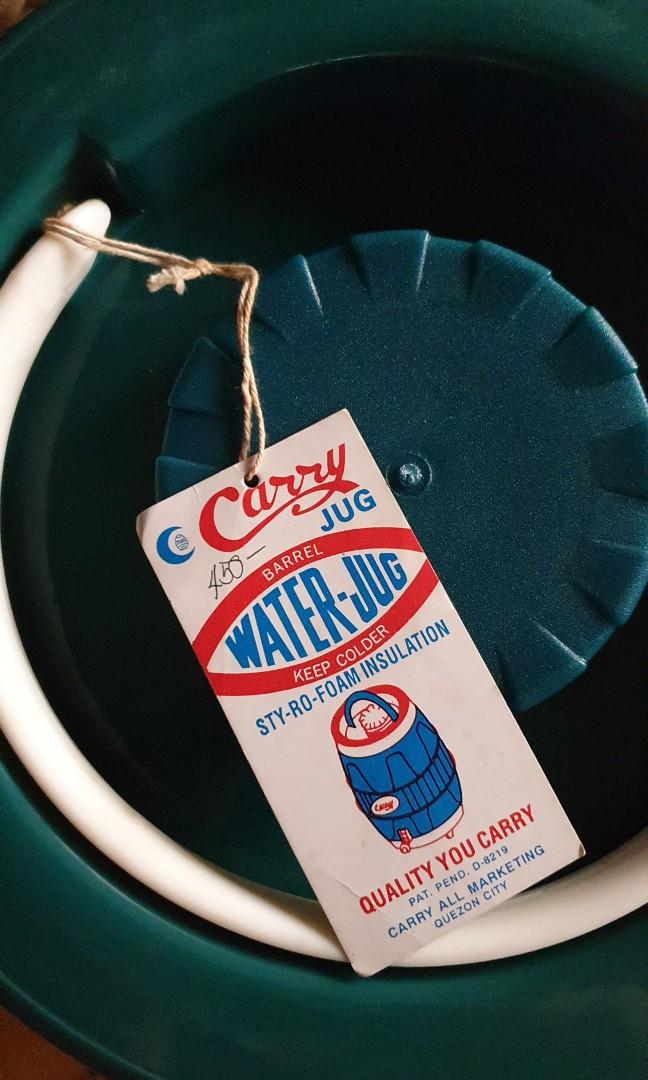 Carry StyrofoamInsulated Barrel Water Cooler, Sports Equipment, Hiking & Camping on Carousell