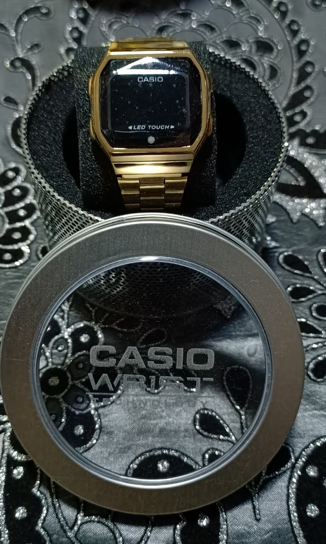 Casio A168 LED Touch Luxury Watches on Carousell
