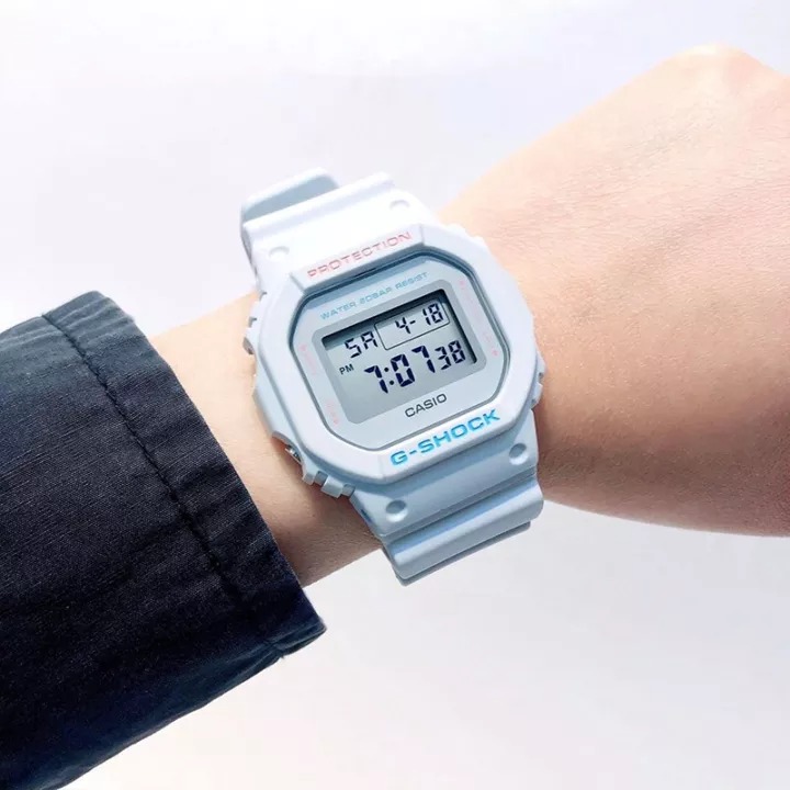 Casio G Shock Dw 5600sc 8dr Dw 5600sc 8d Dw 5600sc 8 Dw 5600sc Dw 5600 Square Face Pale Color Standard Digital Watch Men S Fashion Watches On Carousell