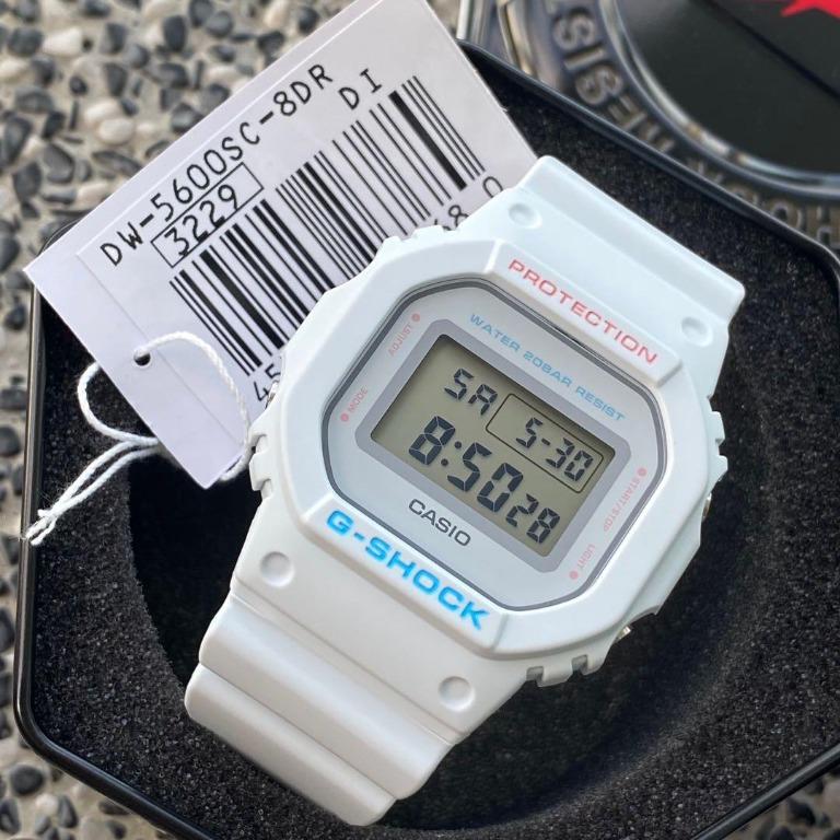 Casio G-Shock DW-5600SC-8DR DW-5600SC-8D DW-5600SC-8 DW-5600SC DW-5600  Square Face Pale Color Standard Digital Watch