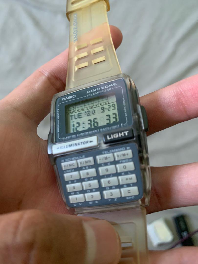 Casio Watch databank dbc63 dino zone vintage calculator Men s