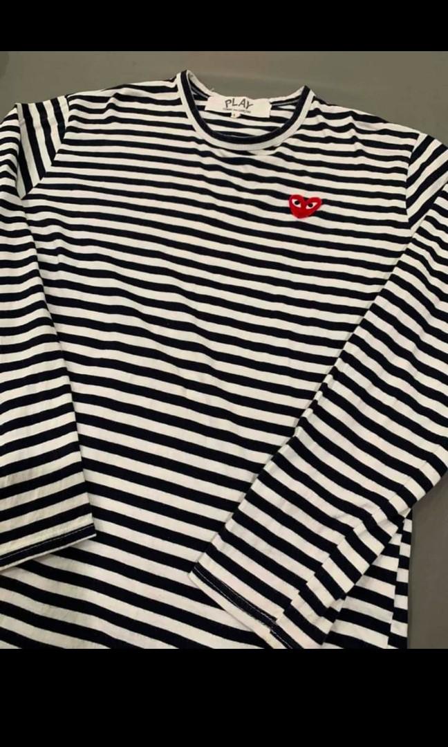 cdg play clothing