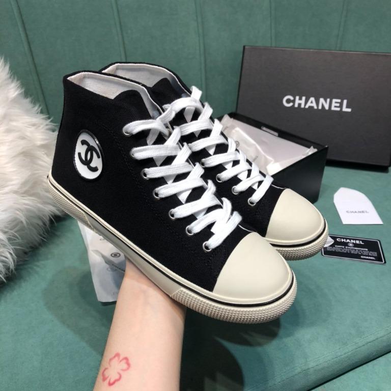 CHANEL HIGH TOP SNEAKERS