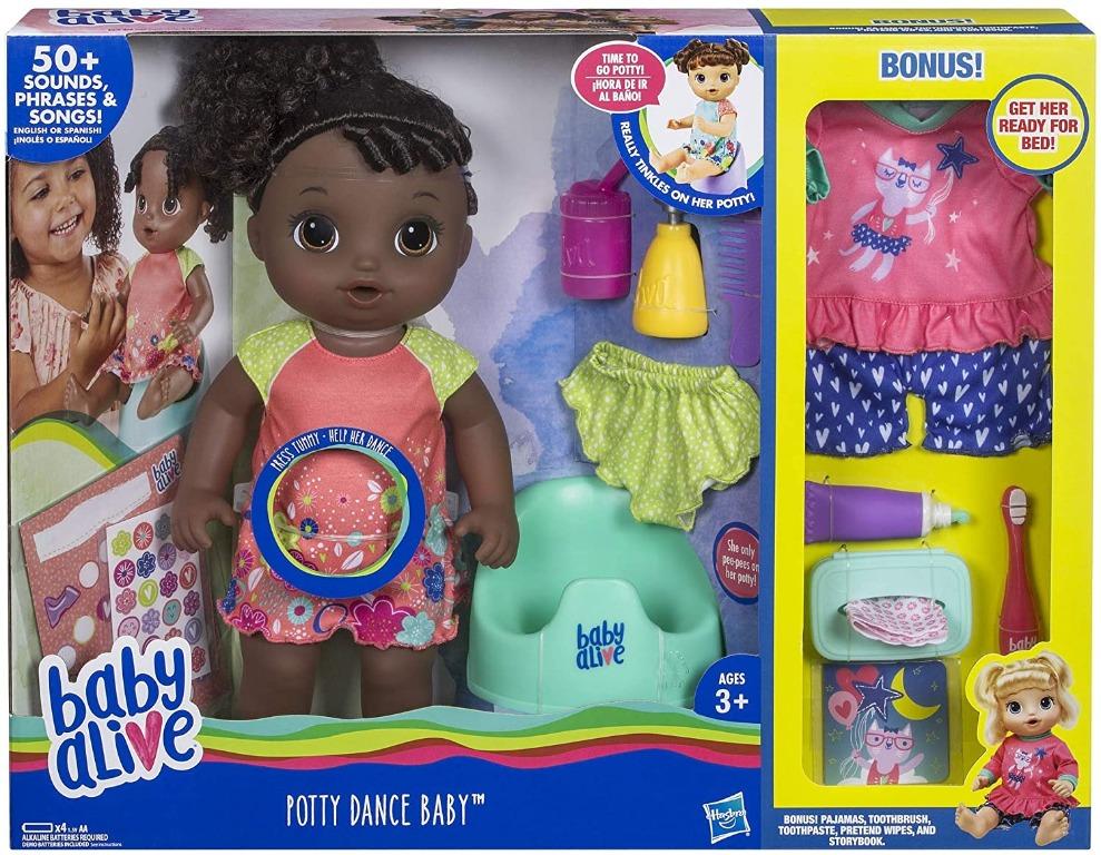 Baby alive potty dance exclusive hot sale value pack