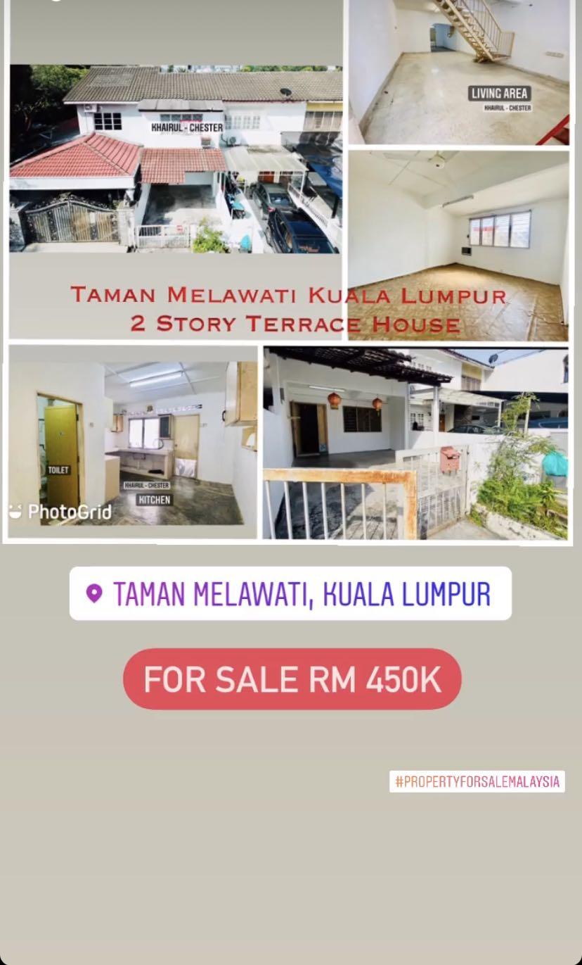 Double Storey Terrace House Jalan J Taman Melawati Kuala Lumpur Property For Sale On Carousell