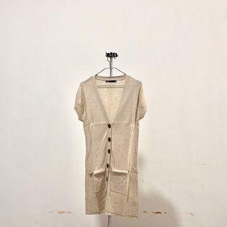 Dress top cardigan knitted