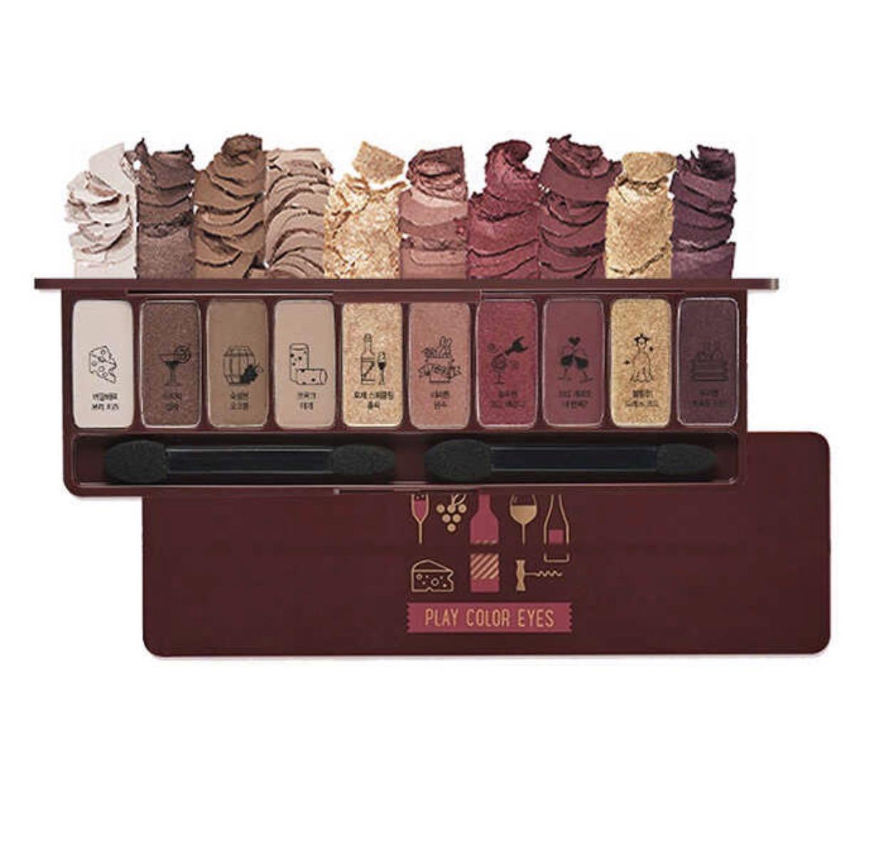 Etude House Wine Party Play Color Eyes eyeshadow palette, Health